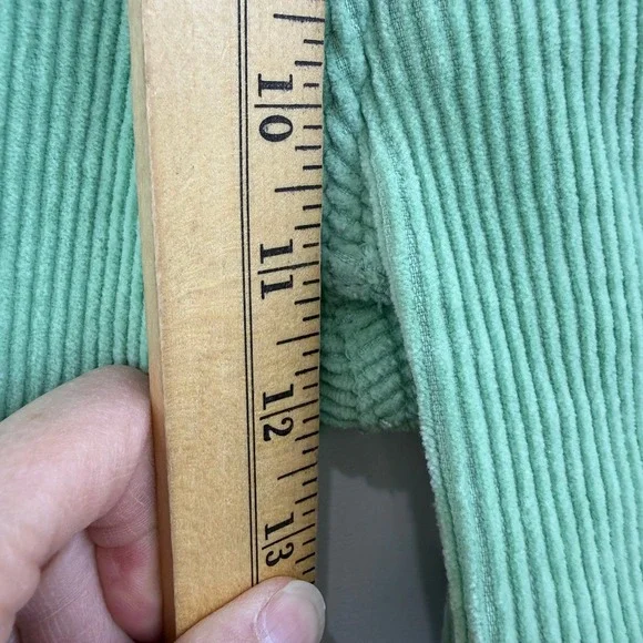 Billabong x The Salty Blonde CHILL OUT Corduroy WASHED GRASS PANTS WOMEN 26 - Picture 9 of 14